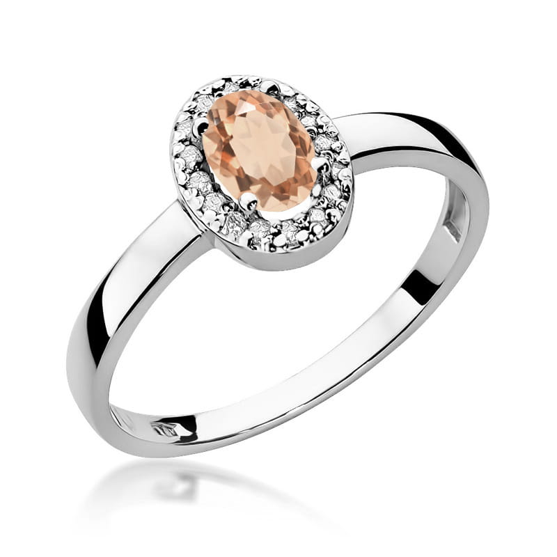 Inel Aur 14K W330 Morganit 0.40ct