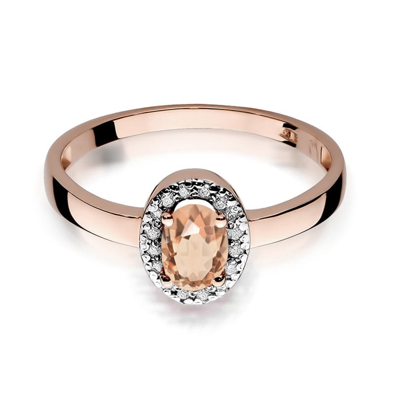 Inel Aur 14K W330 Morganit 0.40ct