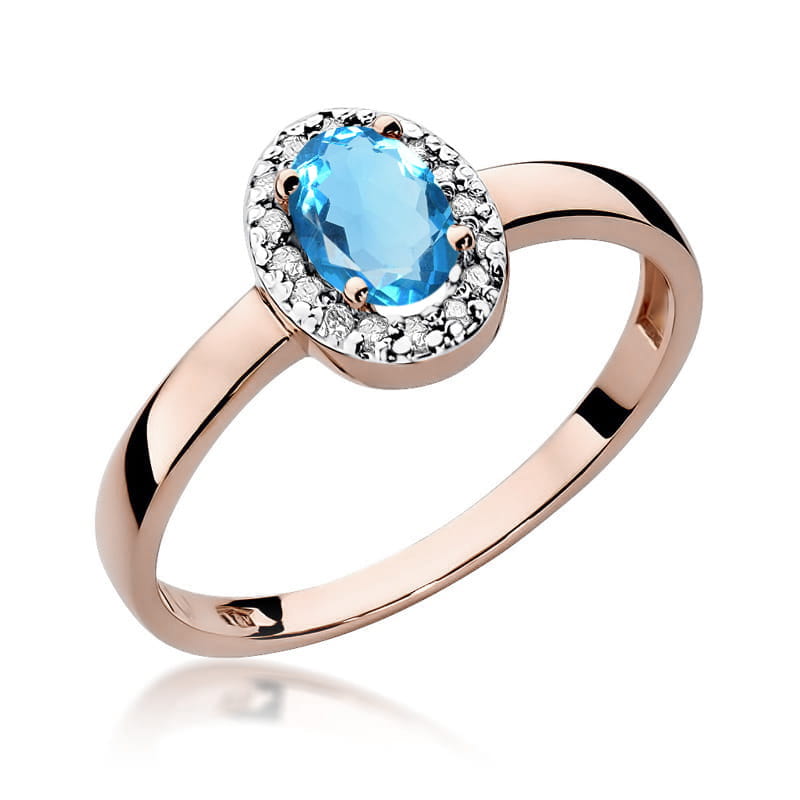 Inel Aur 14K W330 Topaz 0.50ct