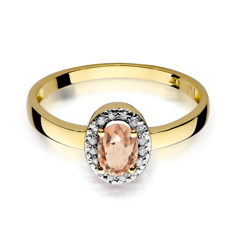 Inel Aur 14K W330 Morganit 0.40ct