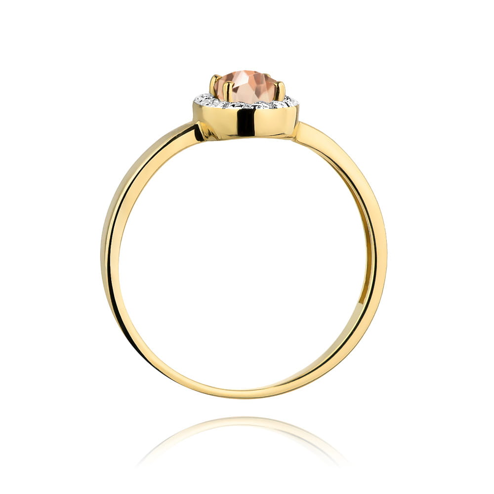 Inel Aur 14K W330 Morganit 0.40ct