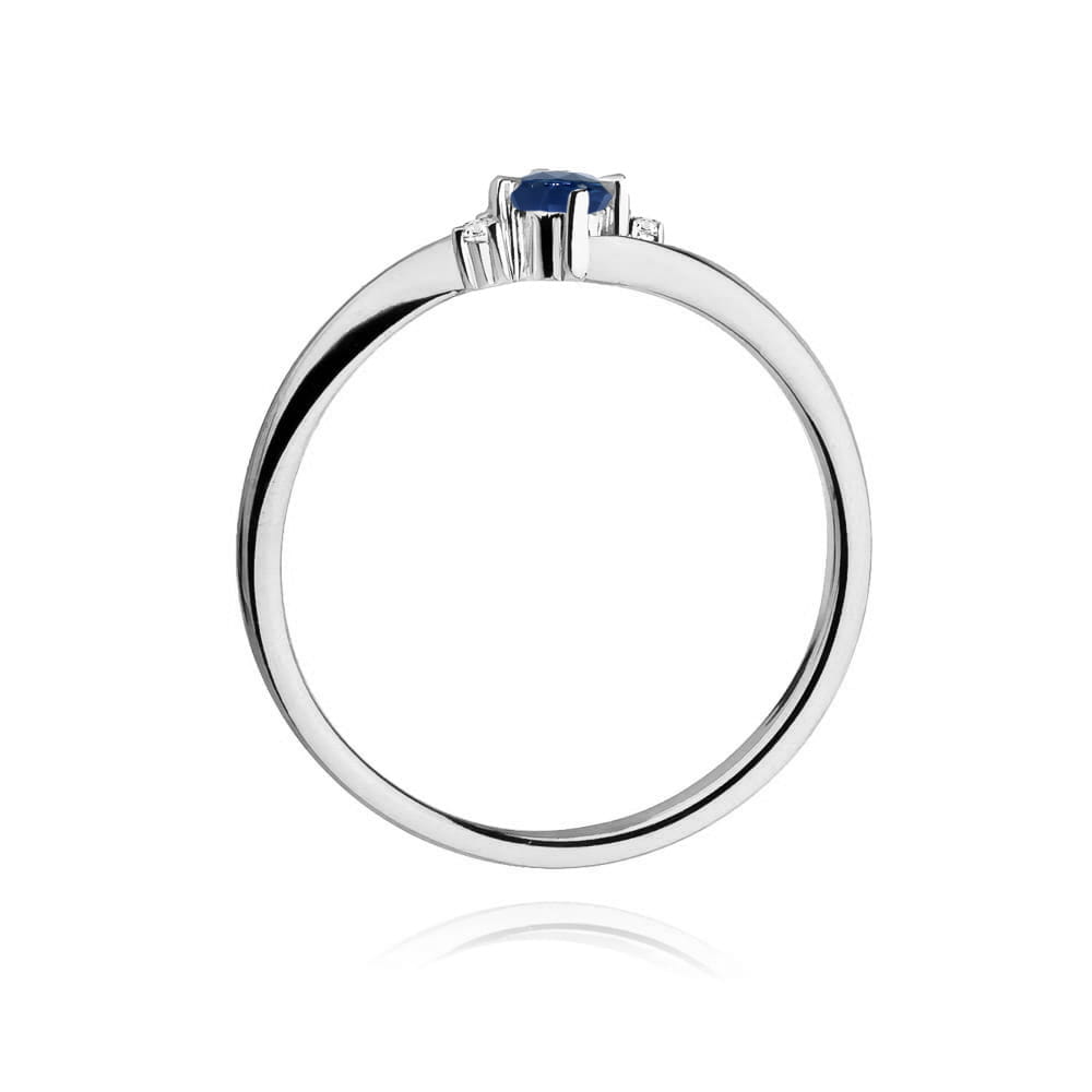 Inel Aur 14K W346 Safir 0.15ct