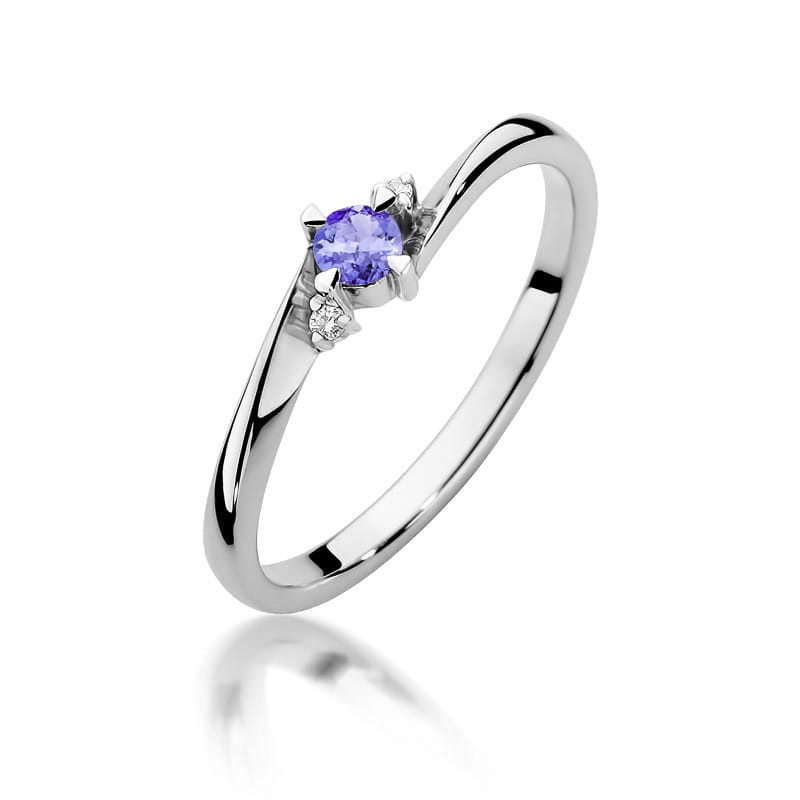 Inel Aur 14K W346 Tanzanit 0.15ct