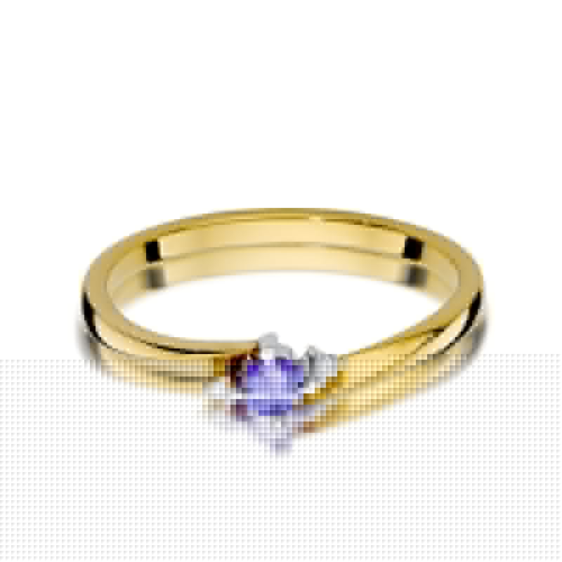 Inel Aur 14K W346 Tanzanit 0.15ct