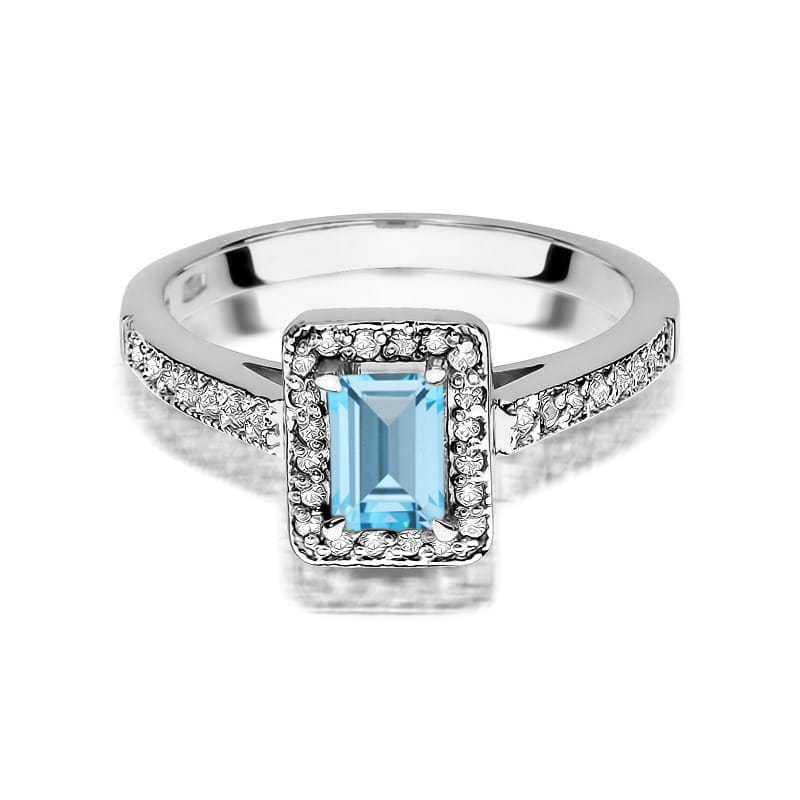 Inel Aur 14K W422 Topaz 0.65ct