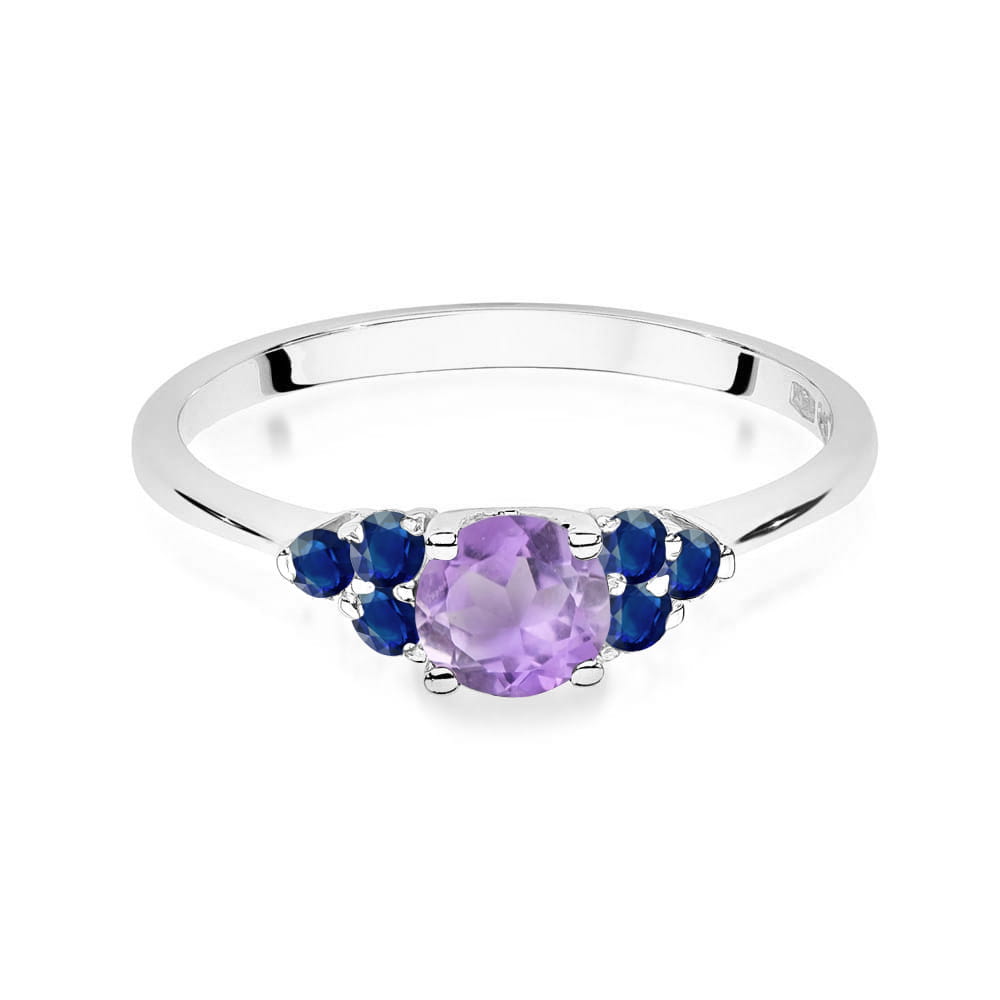 Inel Aur 14K W451 Ametist 0.50ct