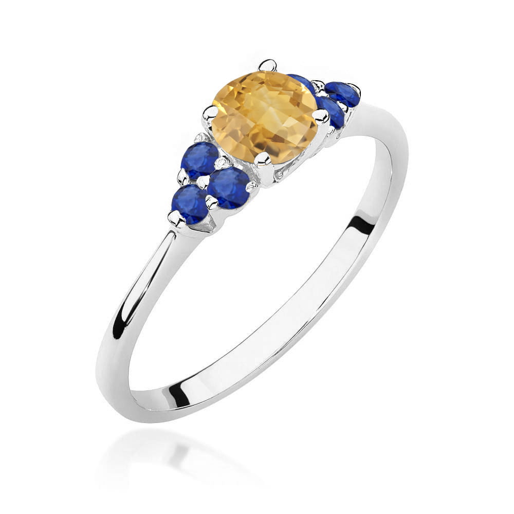 Inel Aur 14K W451 Citrin 0.50ct