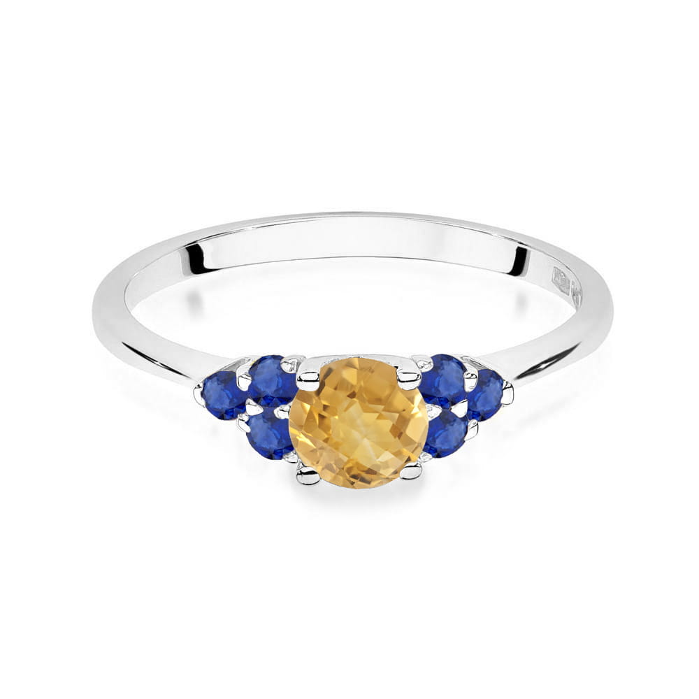 Inel Aur 14K W451 Citrin 0.50ct