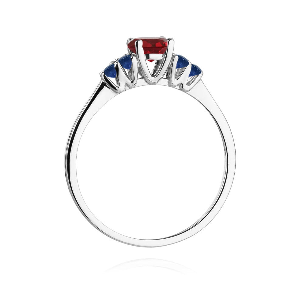 Inel Aur 14K W451 Rubin 0.60ct