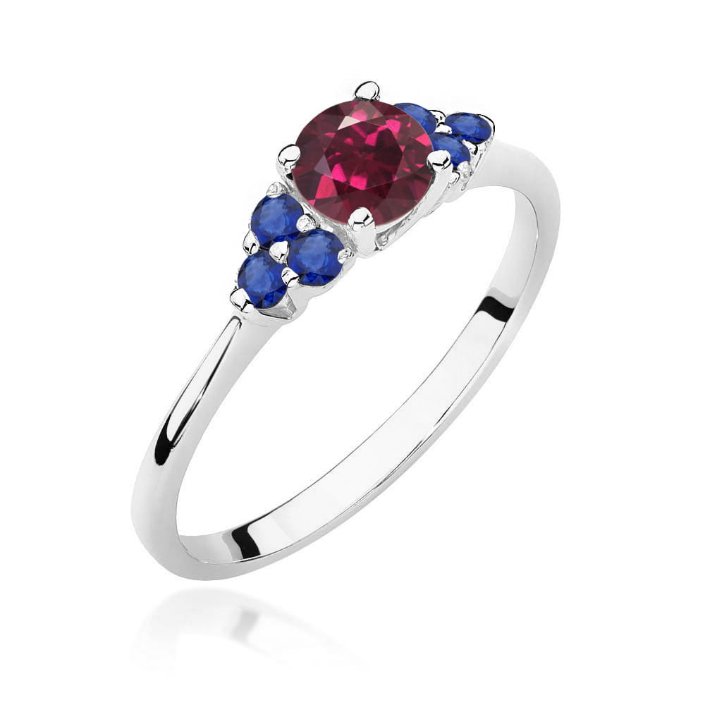 Inel Aur 14K W451 Rodolit 0.60ct