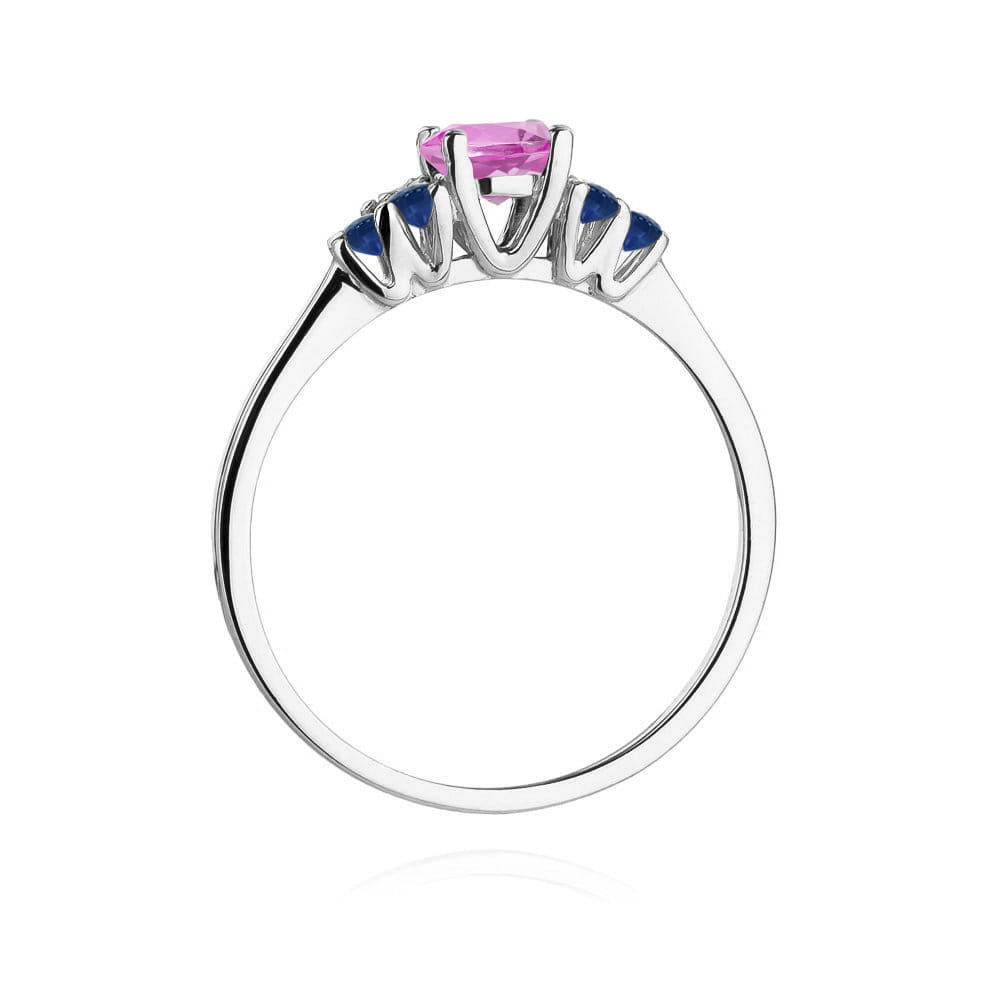 Inel Aur 14K W451 Topaz Roz 0.60ct