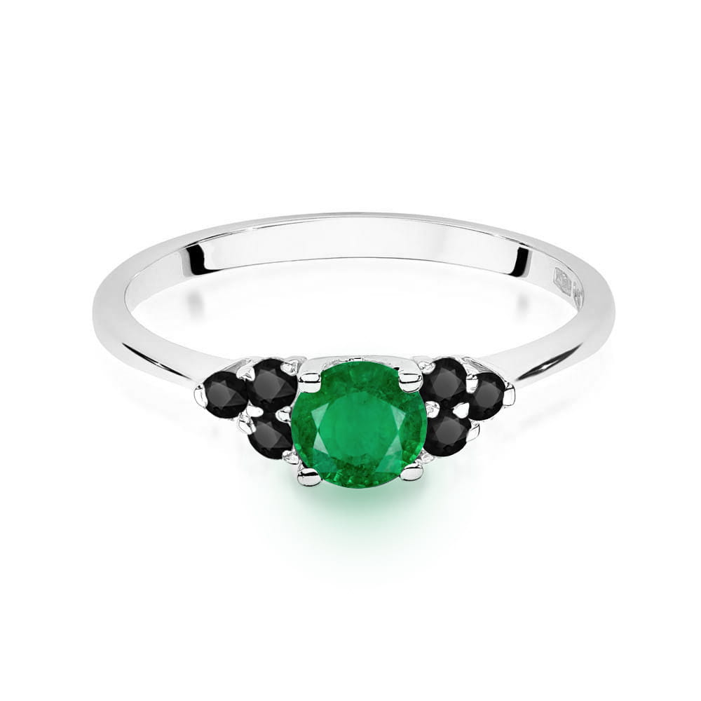 Inel Aur 14K W451 Smarald 0.50ct
