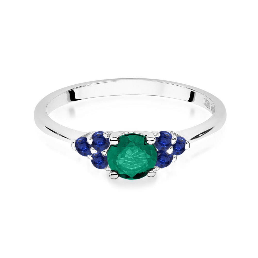 Inel Aur 14K W451 Smarald 0.50ct