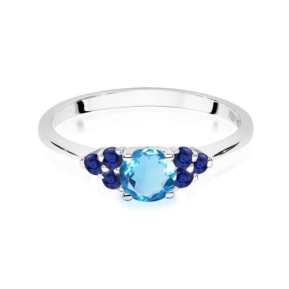 Inel Aur 14K W451 Topaz 0.50ct