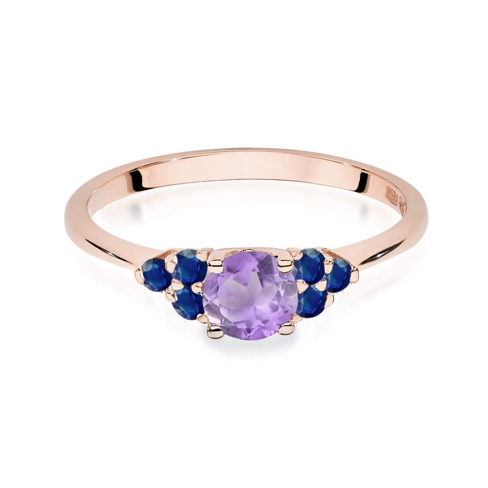 Inel Aur 14K W451 Ametist 0.50ct