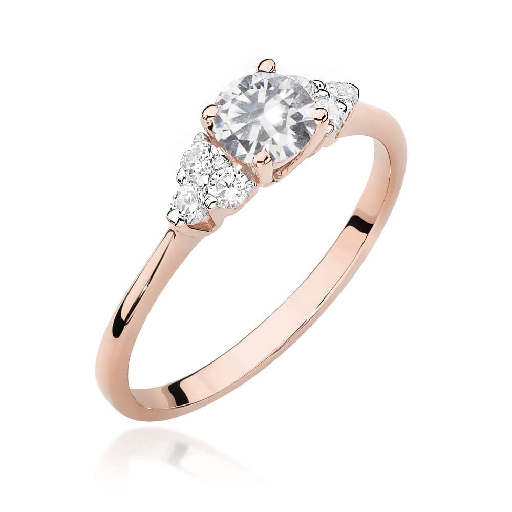 Inel Aur 14K W451 Safir Alb 0.60ct