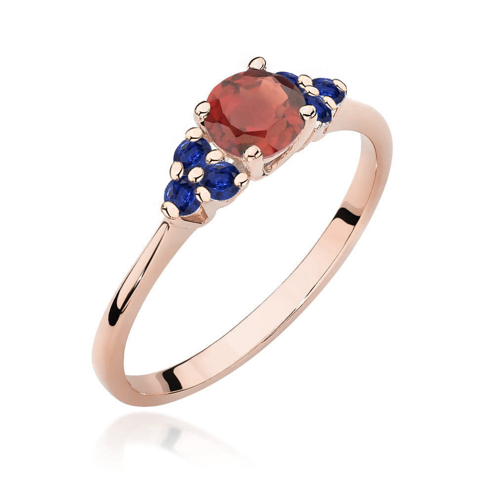 Inel Aur 14K W451 Granat 0.60ct