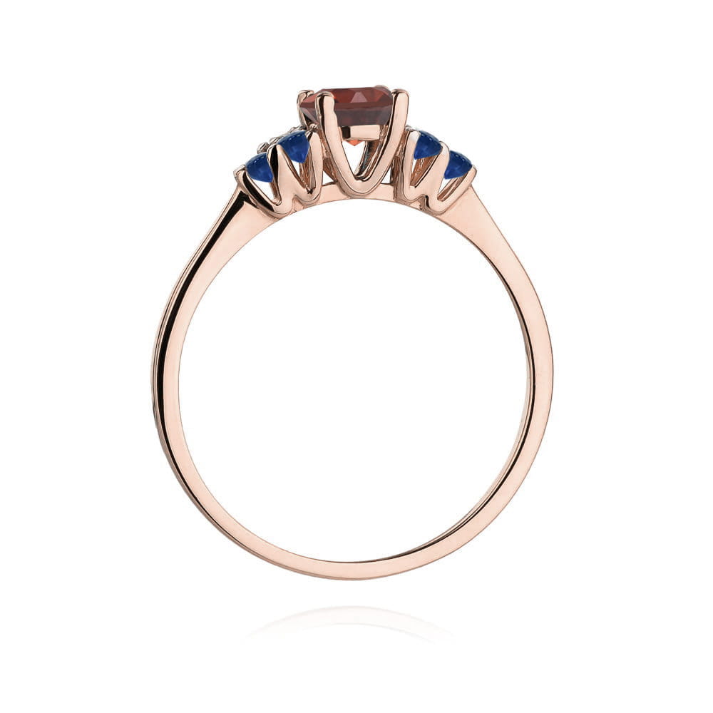 Inel Aur 14K W451 Granat 0.60ct