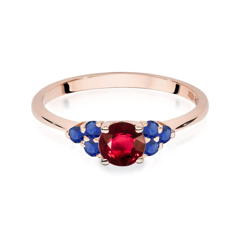 Inel Aur 14K W451 Rubin 0.60ct
