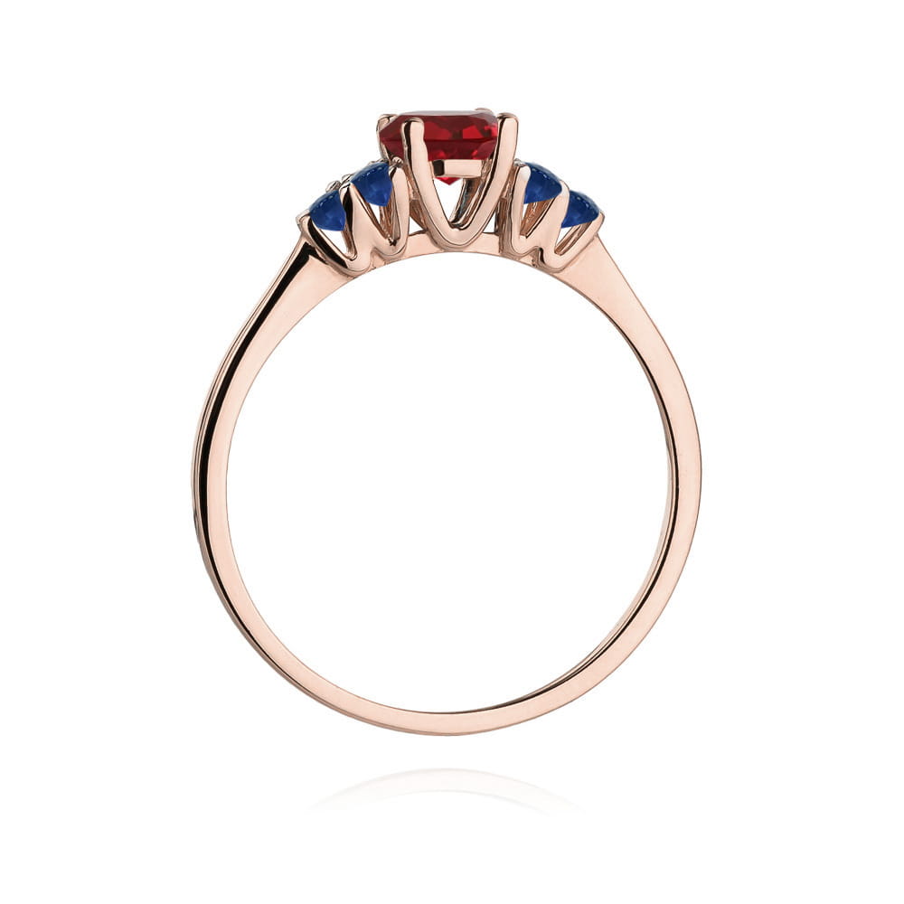 Inel Aur 14K W451 Rubin 0.60ct