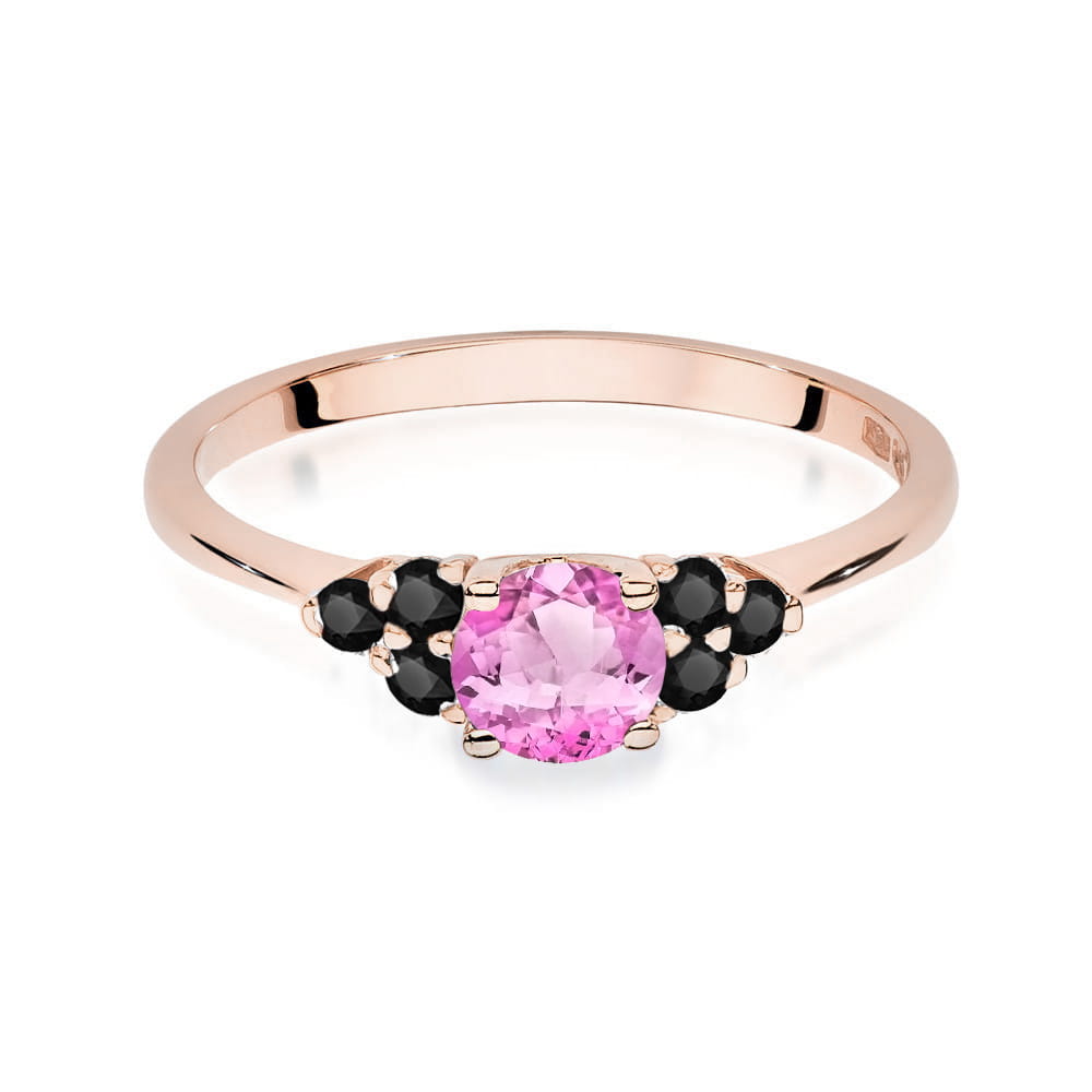 Inel Aur 14K W451 Topaz Roz 0.60ct