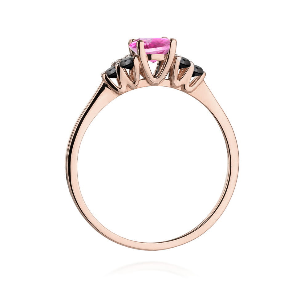 Inel Aur 14K W451 Topaz Roz 0.60ct