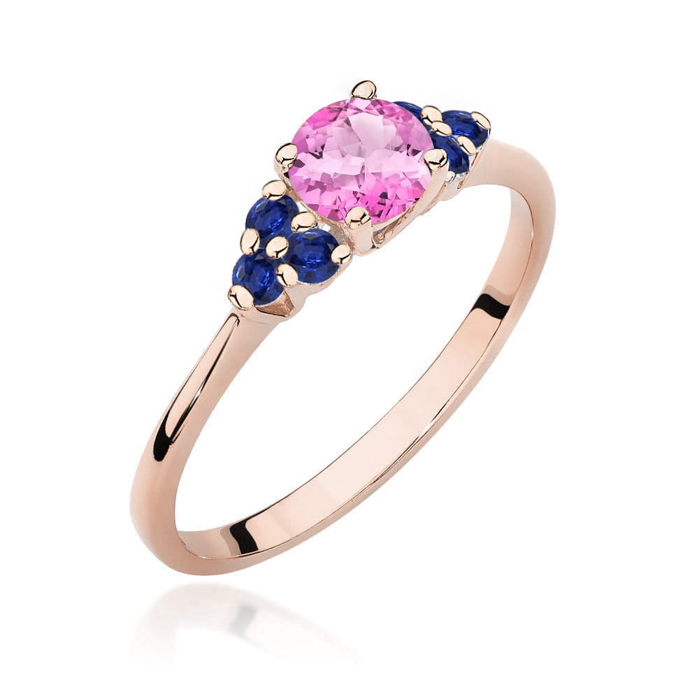 Inel Aur 14K W451 Topaz Roz 0.60ct