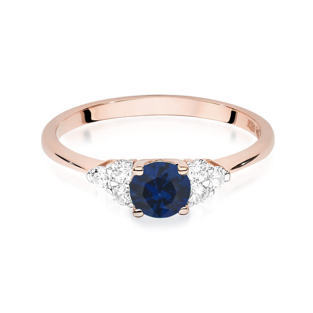 Inel Aur 14K W451 Safir 0.50ct