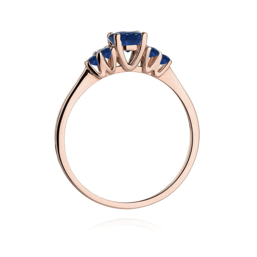 Inel Aur 14K W451 Safir 0.50ct