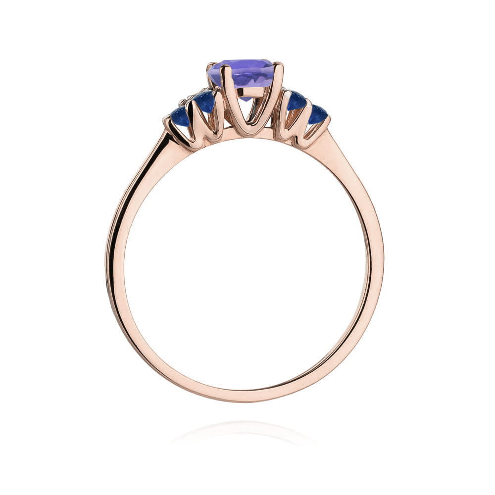 Inel Aur 14K W451 Tanzanit 0.50ct