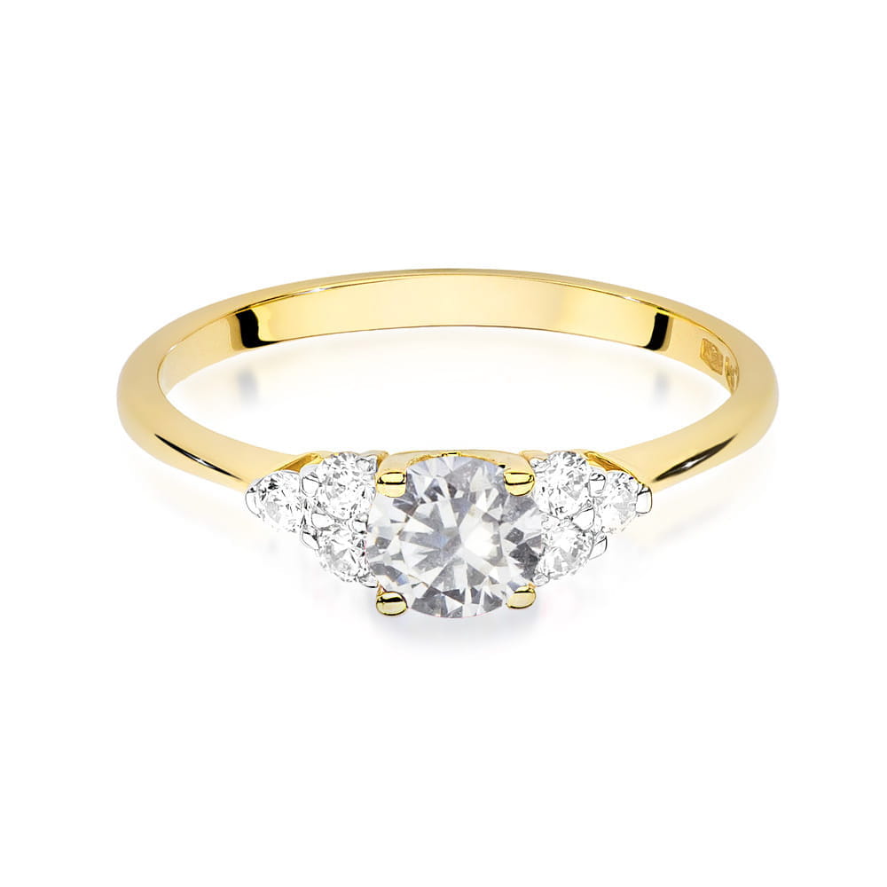 Inel Aur 14K W451 Safir Alb 0.60ct