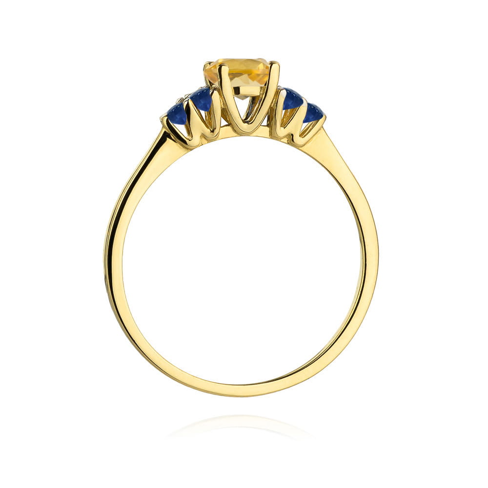 Inel Aur 14K W451 Citrin 0.50ct