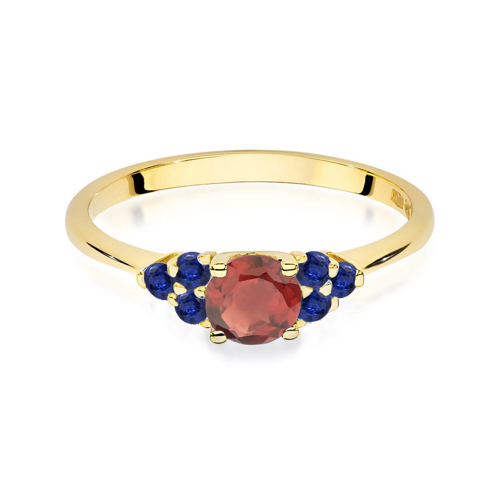 Inel Aur 14K W451 Granat 0.60ct