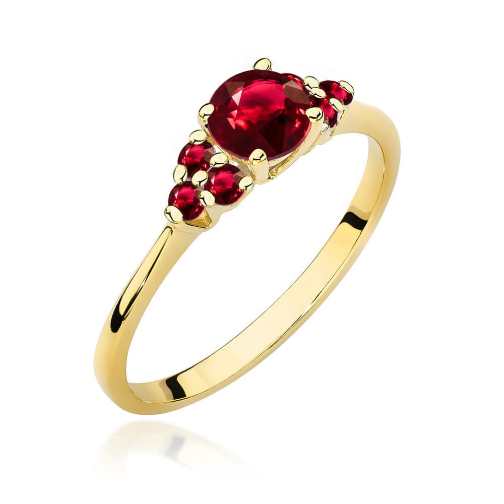 Inel Aur 14K W451 Rubin 0.60ct