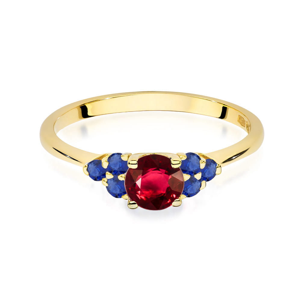 Inel Aur 14K W451 Rubin 0.60ct