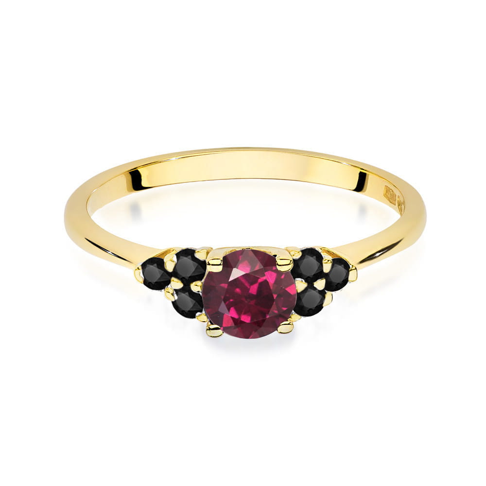 Inel Aur 14K W451 Rodolit 0.60ct