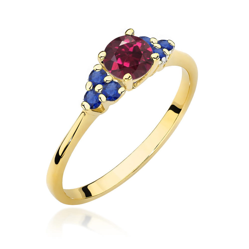 Inel Aur 14K W451 Rodolit 0.60ct