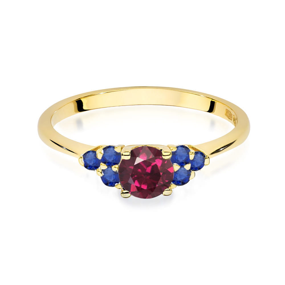 Inel Aur 14K W451 Rodolit 0.60ct