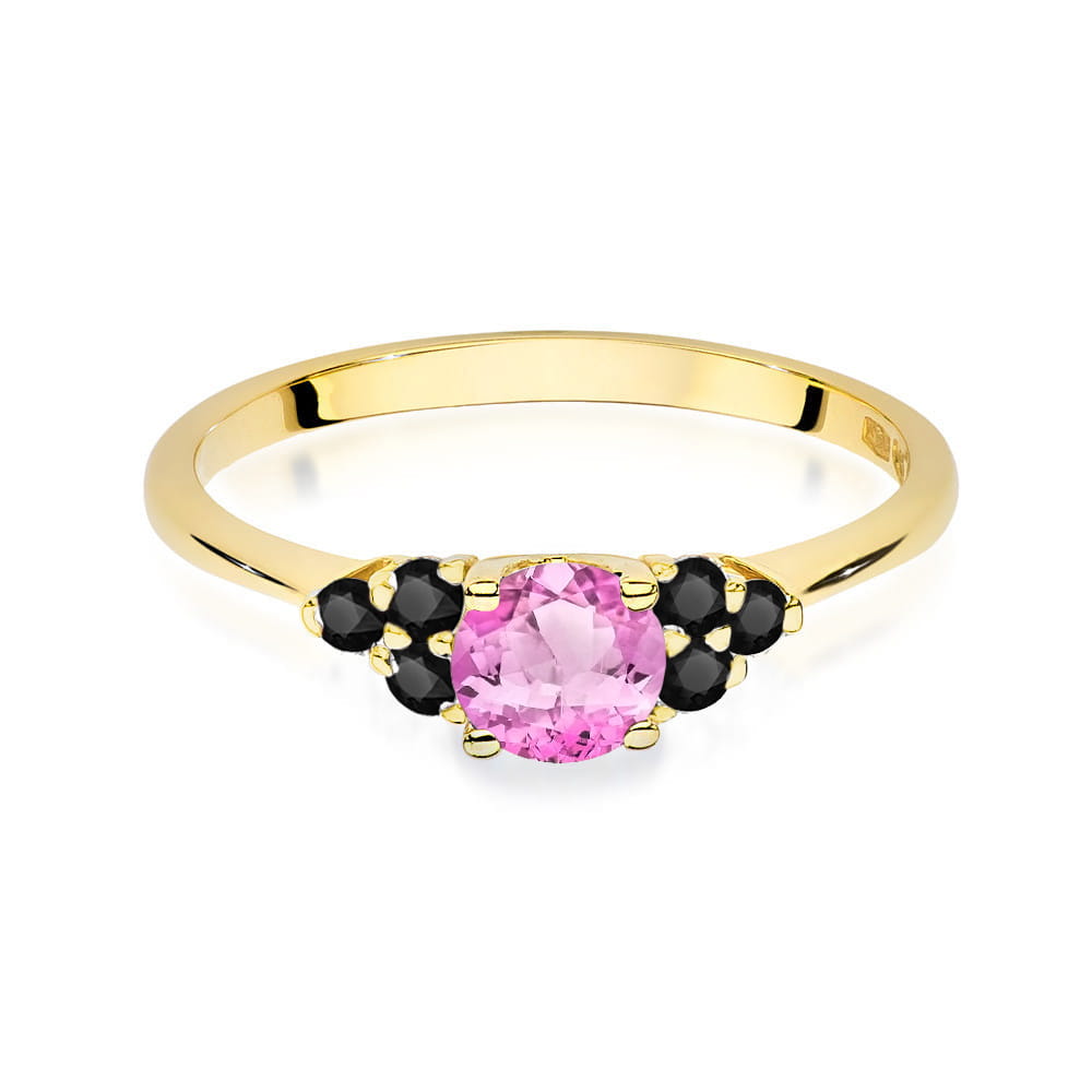 Inel Aur 14K W451 Topaz Roz 0.60ct