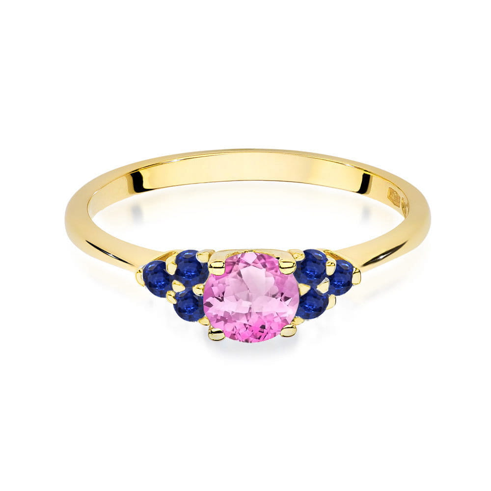 Inel Aur 14K W451 Topaz Roz 0.60ct