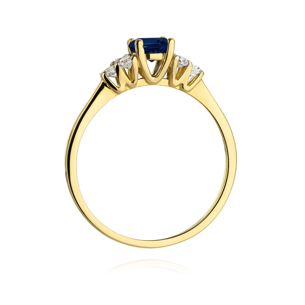 Inel Aur 14K W451 Safir 0.50ct