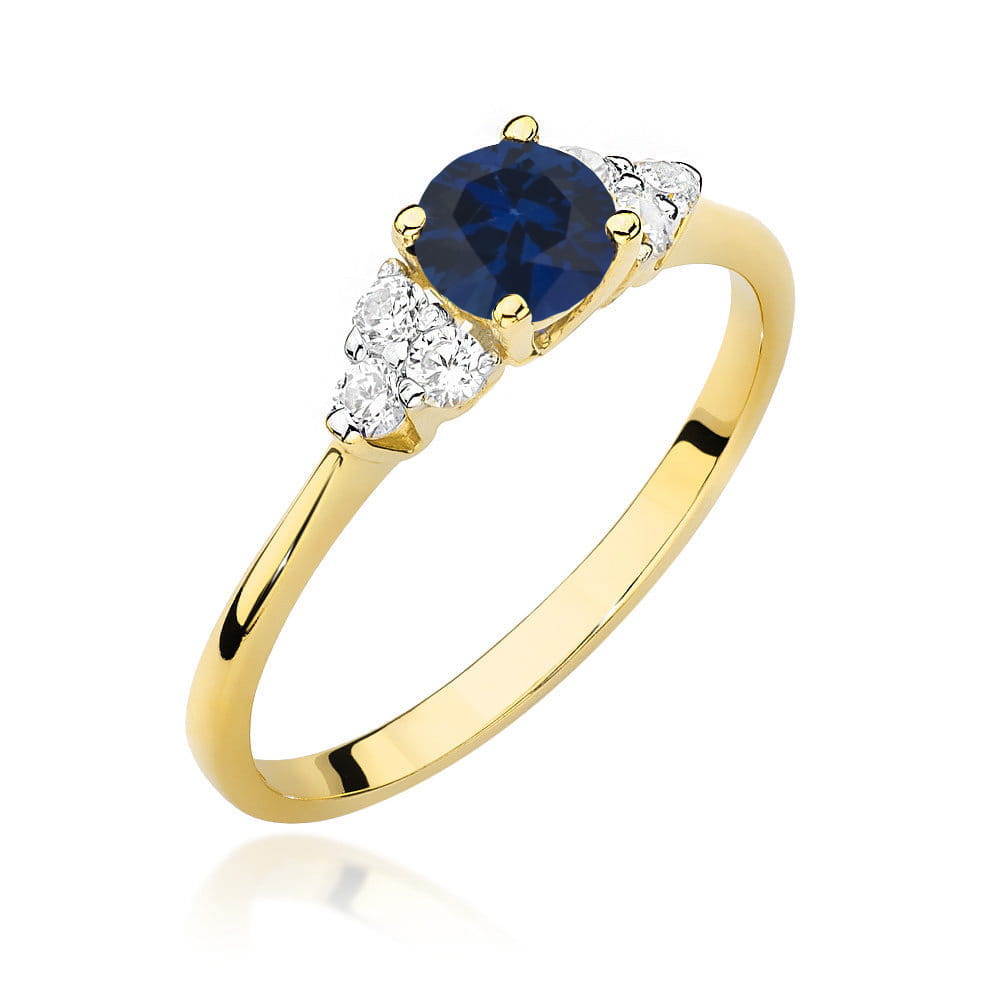 Inel Aur 14K W451 Safir 0.50ct