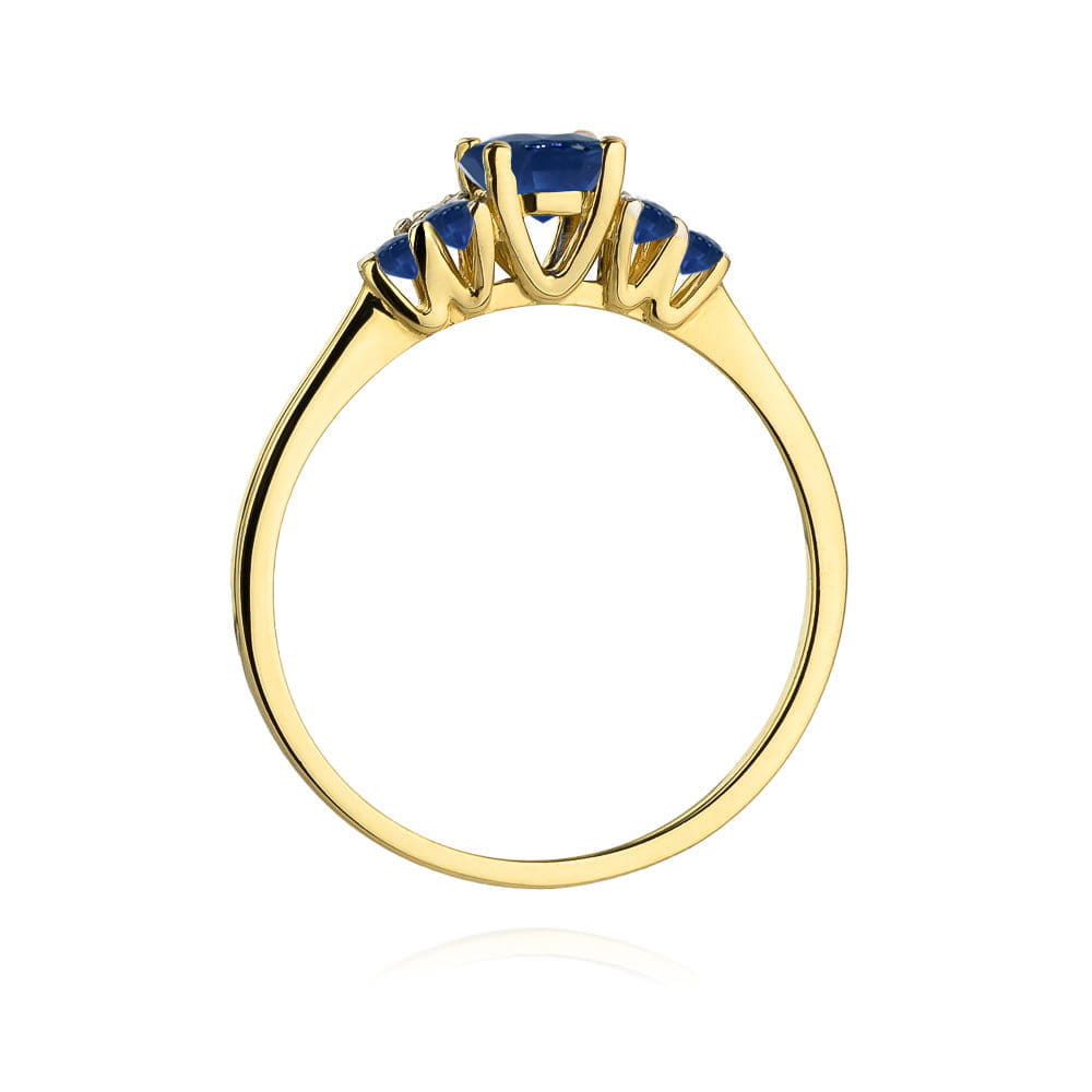 Inel Aur 14K W451 Safir 0.50ct