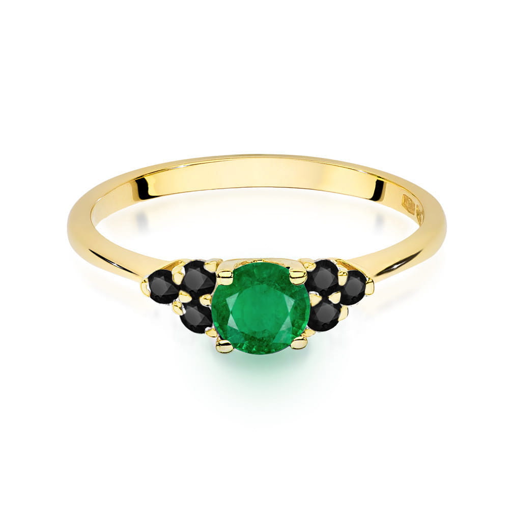 Inel Aur 14K W451 Smarald 0.50ct