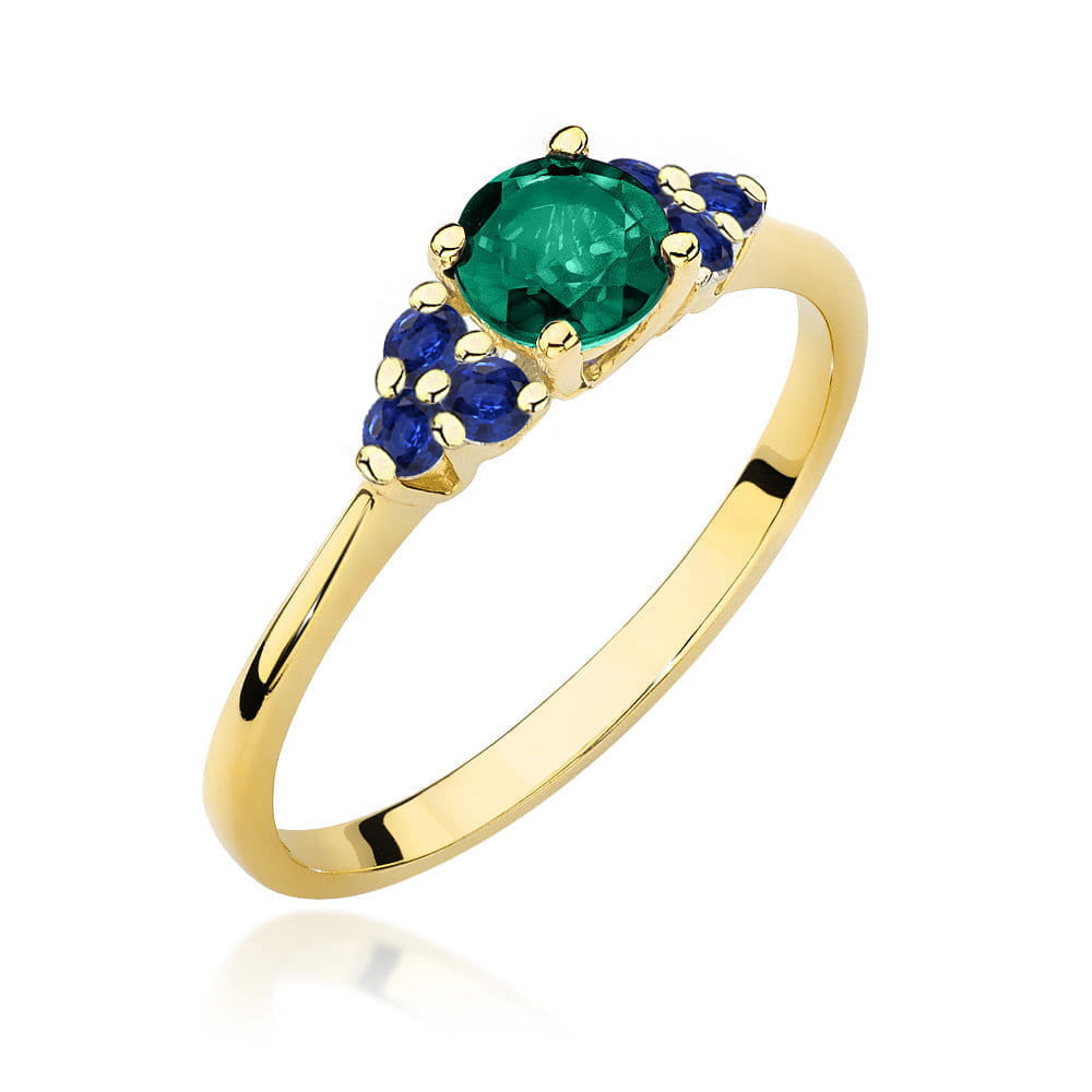 Inel Aur 14K W451 Smarald 0.50ct