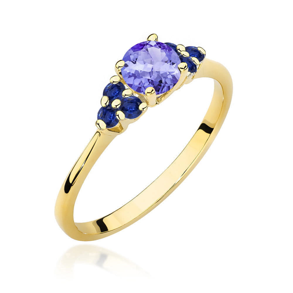 Inel Aur 14K W451 Tanzanit 0.50ct