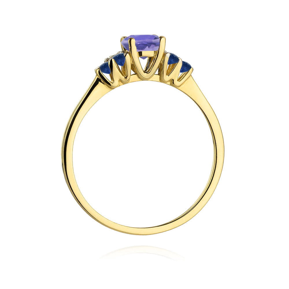 Inel Aur 14K W451 Tanzanit 0.50ct