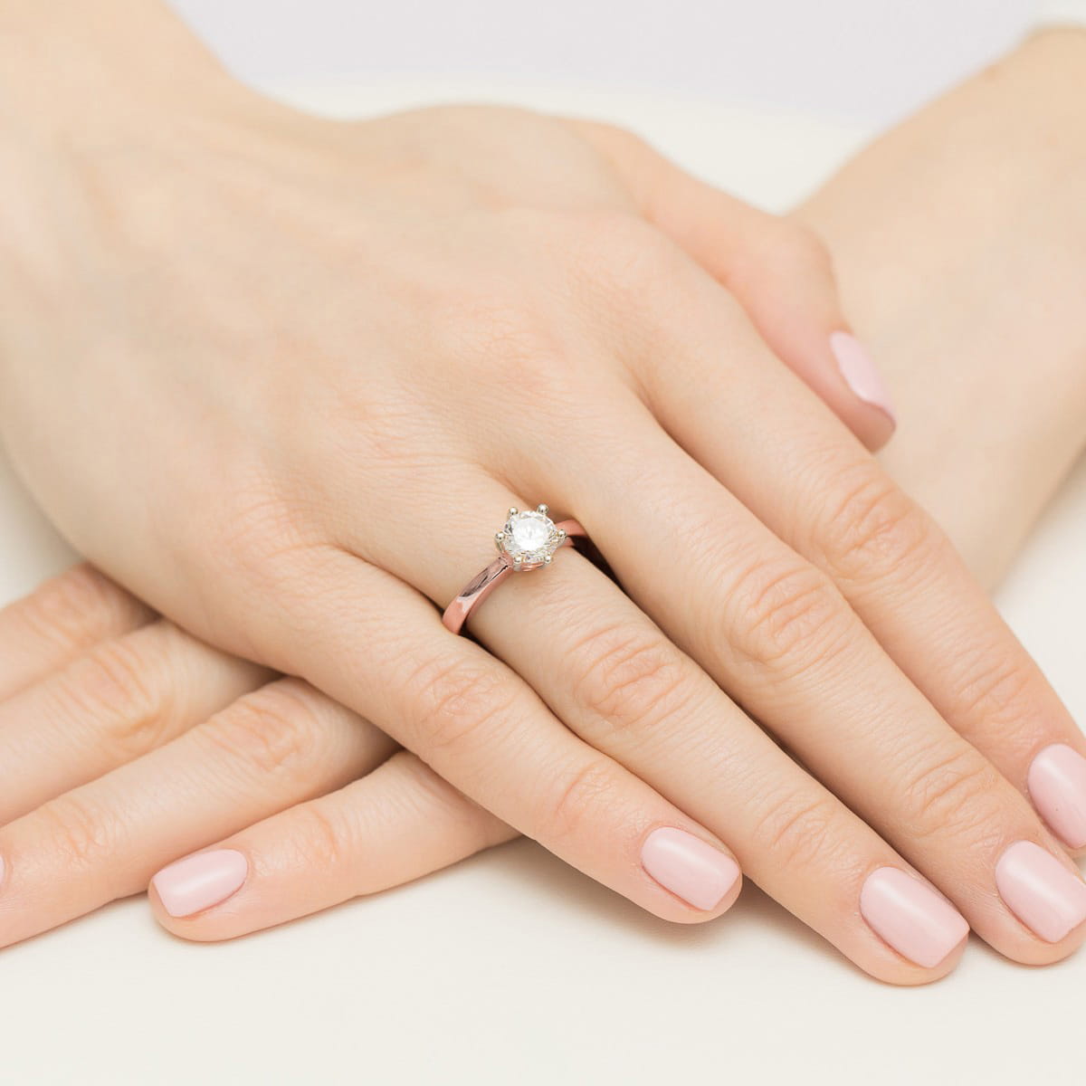 Inel Aur 14K W482 Diamant 1,00ct