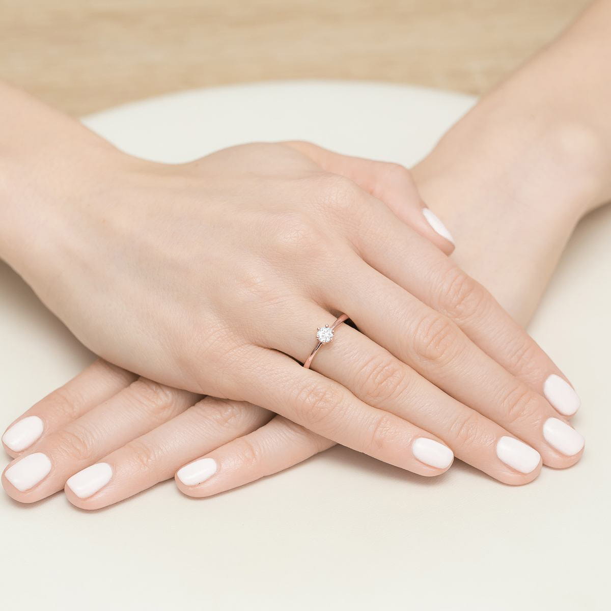 Inel Aur 14K W496 Diamant 0.30ct