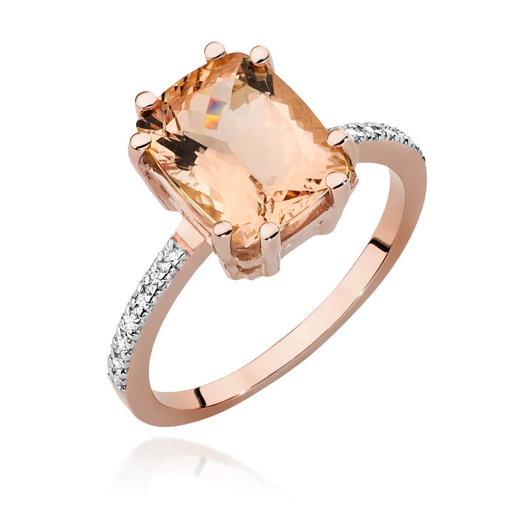 Inel Aur 14K W527 Morganit 2.80ct